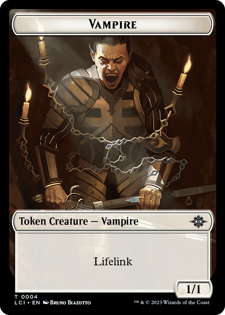 Vampire Token [The Lost Caverns of Ixalan Tokens] | Game Master's Emporium (The New GME)