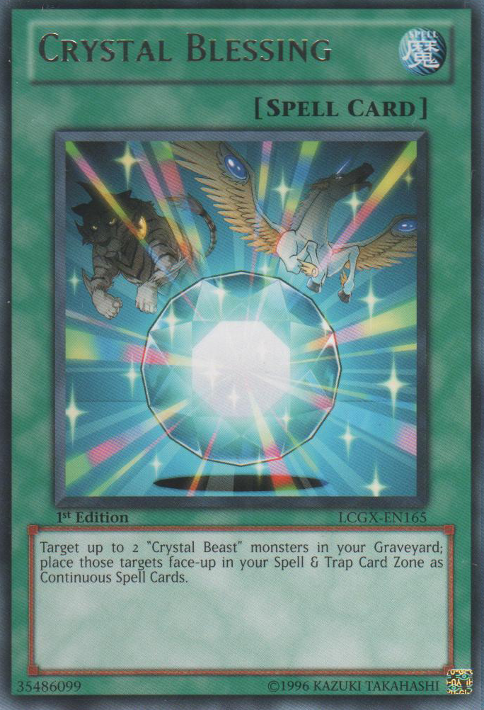 Crystal Blessing [LCGX-EN165] Rare | Game Master's Emporium (The New GME)