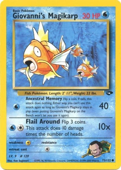 Giovanni's Magikarp (73/132) [Gym Challenge Unlimited] | Game Master's Emporium (The New GME)