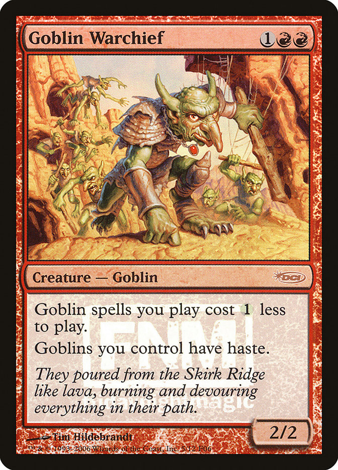 Goblin Warchief [Friday Night Magic 2006] | Game Master's Emporium (The New GME)