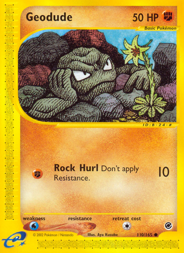 Geodude (110/165) [Expedition: Base Set] | Game Master's Emporium (The New GME)