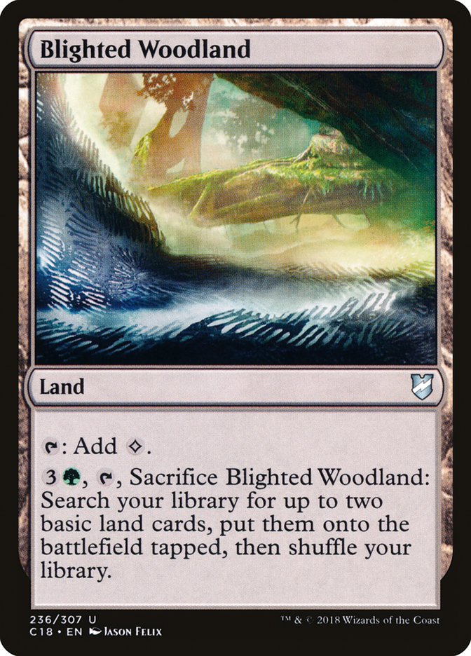 Blighted Woodland [Commander 2018] | Game Master's Emporium (The New GME)