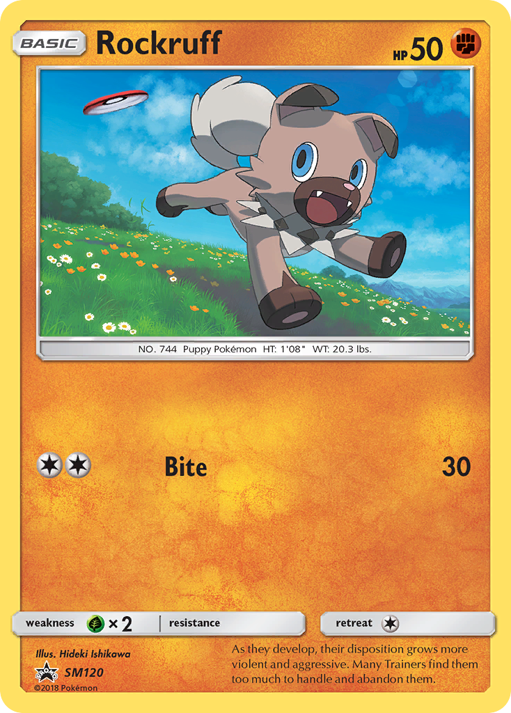 Rockruff (SM120) [Sun & Moon: Black Star Promos] | Game Master's Emporium (The New GME)