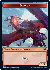 Dragon // Dragon Double-Sided Token [Starter Commander Decks] | Game Master's Emporium (The New GME)