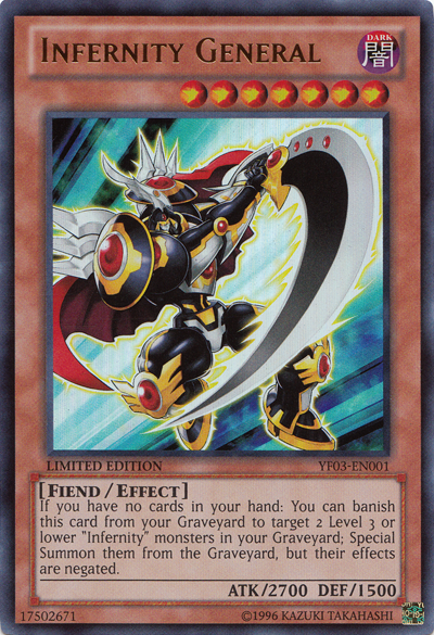 Infernity General [YF03-EN001] Ultra Rare | Game Master's Emporium (The New GME)