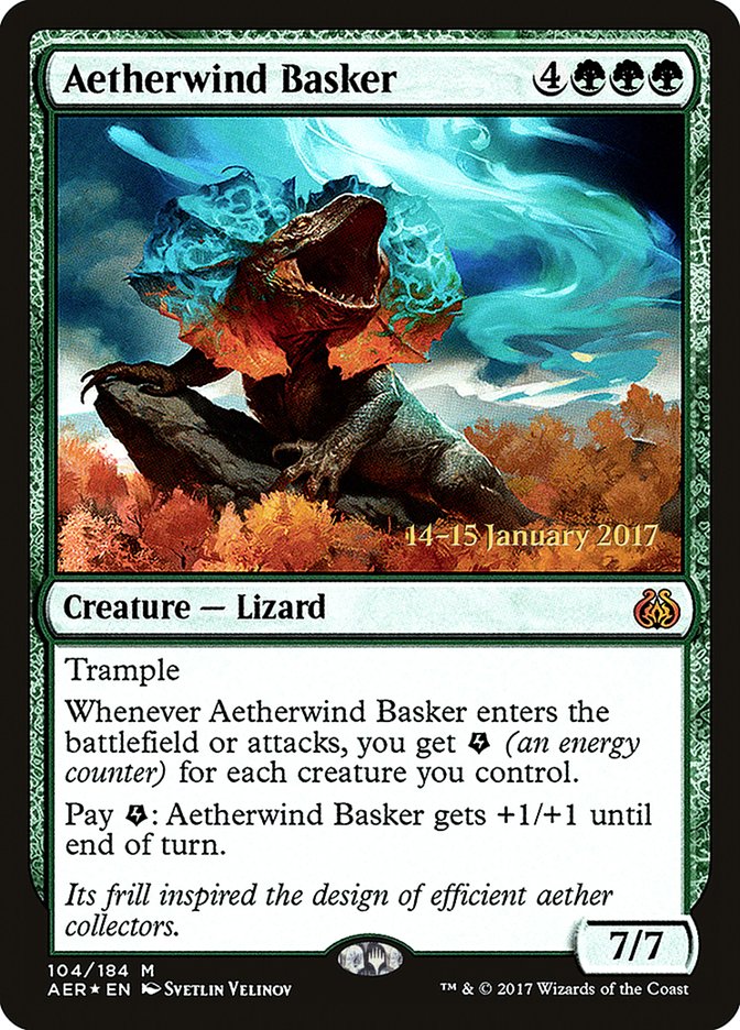 Aetherwind Basker [Aether Revolt Prerelease Promos] | Game Master's Emporium (The New GME)