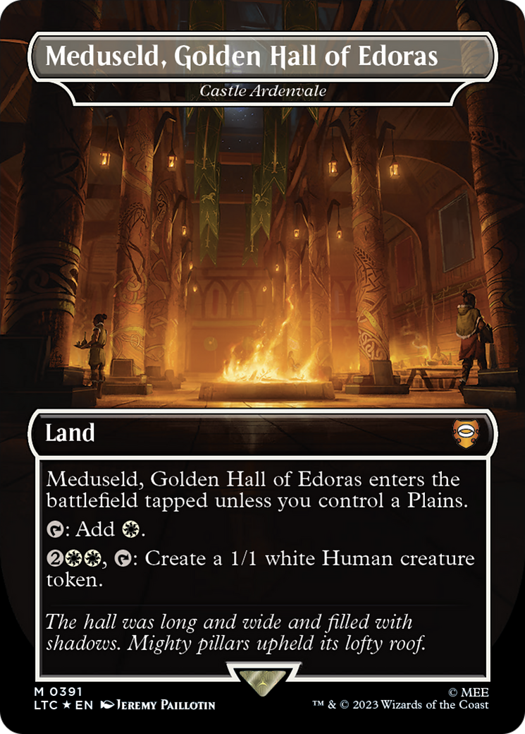 Meduseld, Golden Hall of Edoras - Castle Ardenvale (Surge Foil Realms and Relics) [The Lord of the Rings: Tales of Middle-Earth Commander] | Game Master's Emporium (The New GME)