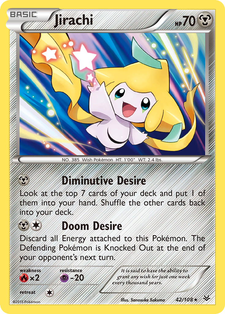 Jirachi (42/108) [XY: Roaring Skies] | Game Master's Emporium (The New GME)