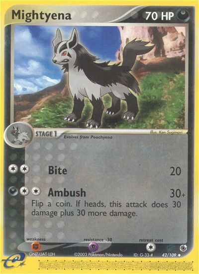 Mightyena (42/109) [EX: Ruby & Sapphire] | Game Master's Emporium (The New GME)