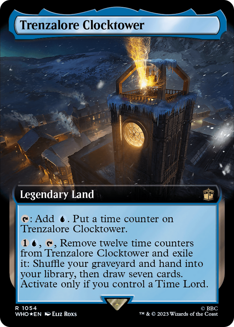 Trenzalore Clocktower (Extended Art) (Surge Foil) [Doctor Who] | Game Master's Emporium (The New GME)