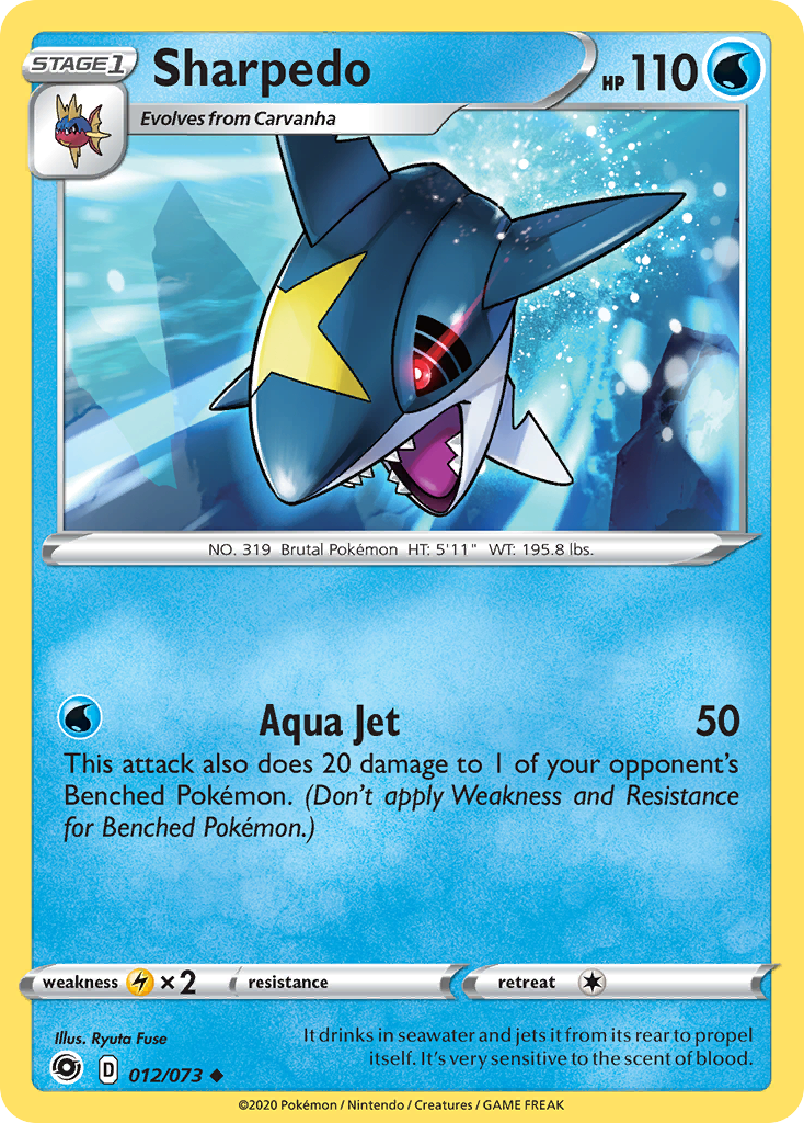 Sharpedo (012/073) [Sword & Shield: Champion's Path] | Game Master's Emporium (The New GME)