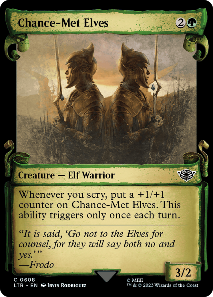 Chance-Met Elves [The Lord of the Rings: Tales of Middle-Earth Showcase Scrolls] | Game Master's Emporium (The New GME)