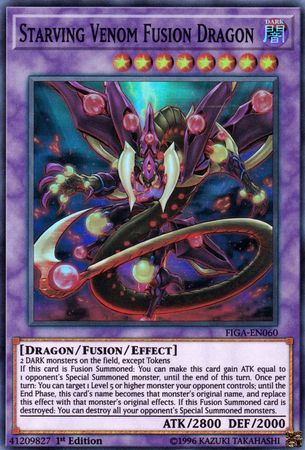 Starving Venom Fusion Dragon [FIGA-EN060] Super Rare | Game Master's Emporium (The New GME)
