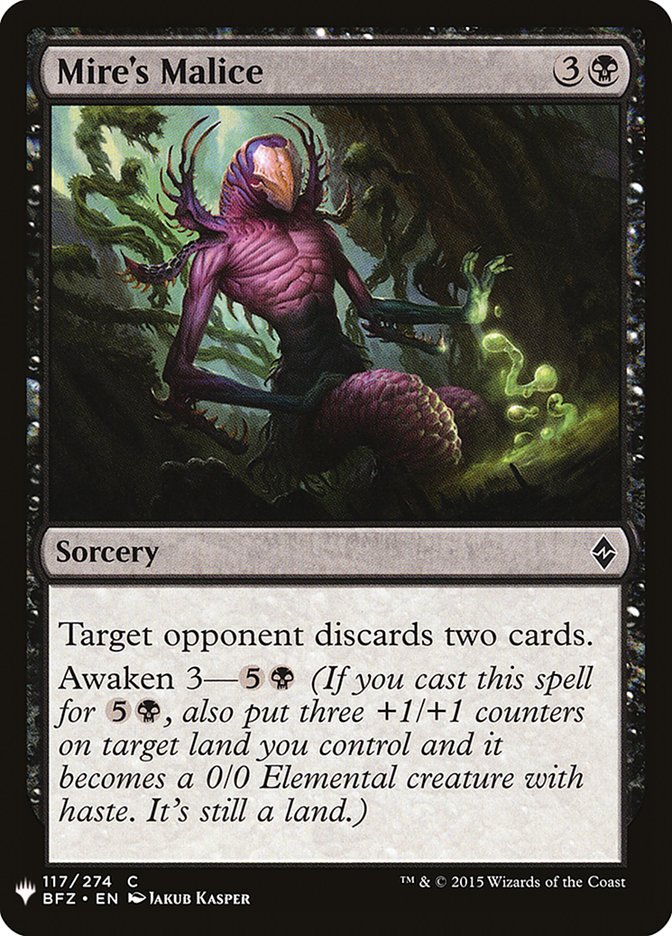 Mire's Malice [Mystery Booster] | Game Master's Emporium (The New GME)