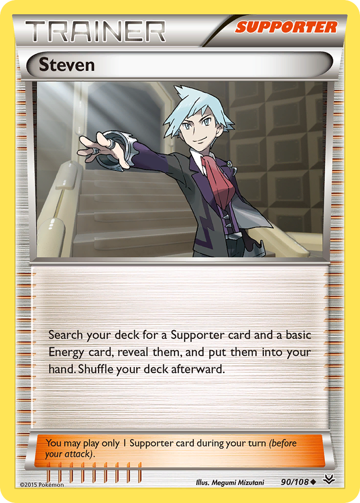 Steven (90/108) [XY: Roaring Skies] | Game Master's Emporium (The New GME)