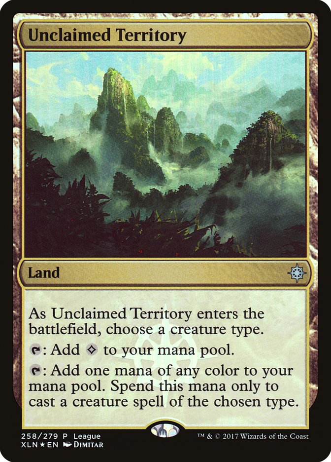 Unclaimed Territory (League) [Ixalan Promos] | Game Master's Emporium (The New GME)