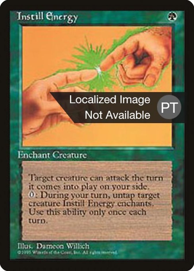Instill Energy [Fourth Edition (Foreign Black Border)] | Game Master's Emporium (The New GME)