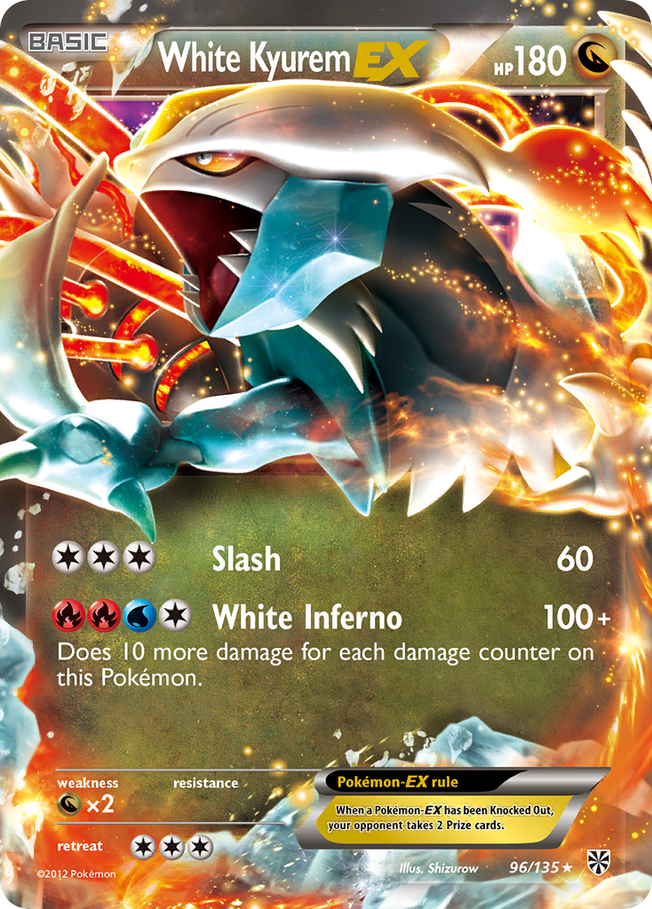 White Kyurem EX (96/135) [Black & White: Plasma Storm] | Game Master's Emporium (The New GME)