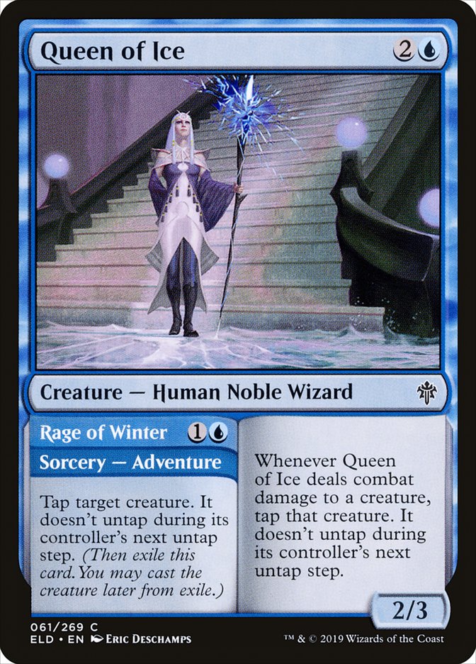 Queen of Ice // Rage of Winter [Throne of Eldraine] | Game Master's Emporium (The New GME)