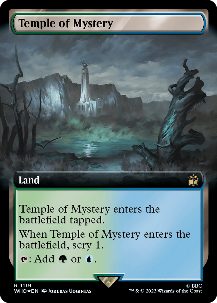 Temple of Mystery (Extended Art) (Surge Foil) [Doctor Who] | Game Master's Emporium (The New GME)