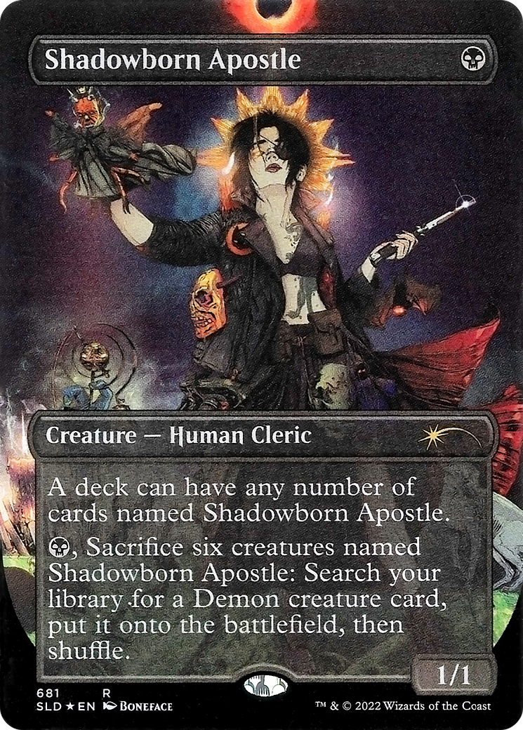 Shadowborn Apostle (681) (Borderless) [Secret Lair Drop Promos] | Game Master's Emporium (The New GME)