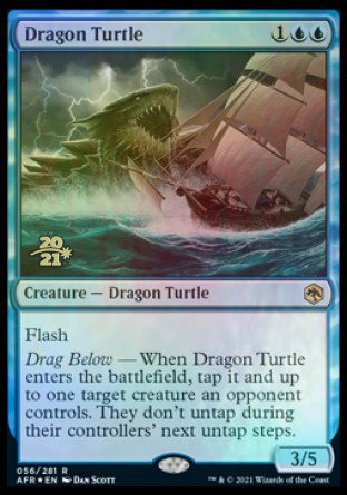 Dragon Turtle [Dungeons & Dragons: Adventures in the Forgotten Realms Prerelease Promos] | Game Master's Emporium (The New GME)