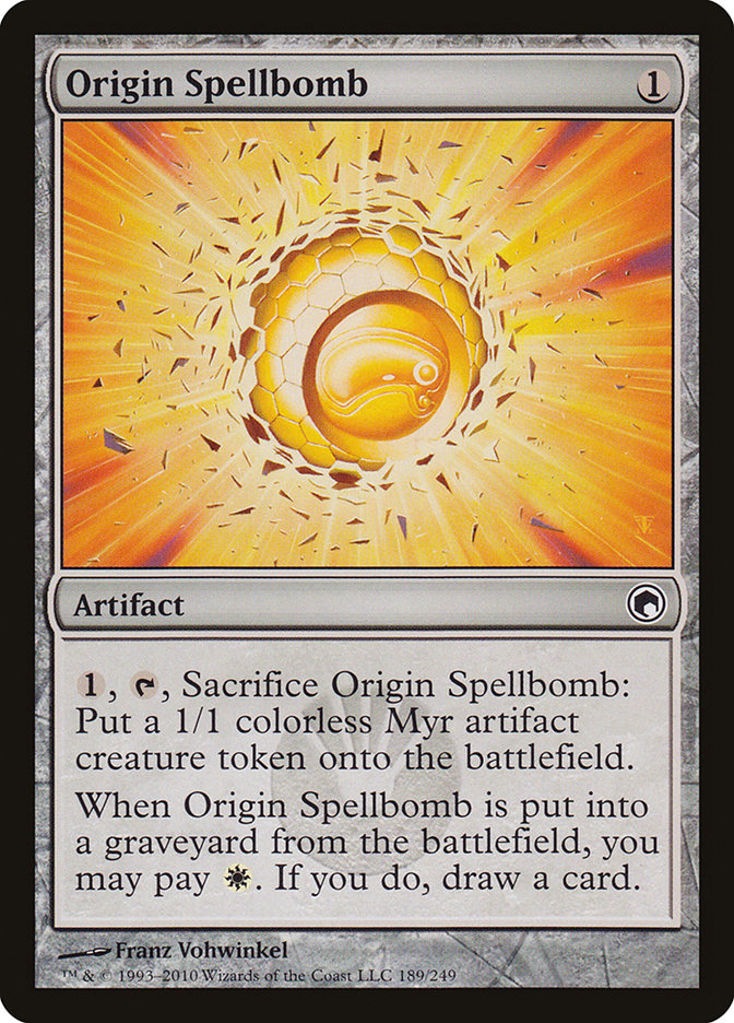 Origin Spellbomb [Scars of Mirrodin] | Game Master's Emporium (The New GME)