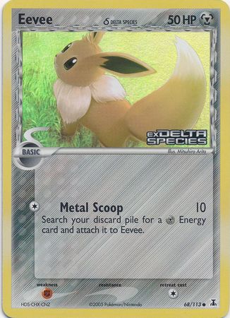 Eevee (68/113) (Delta Species) (Stamped) [EX: Delta Species] | Game Master's Emporium (The New GME)