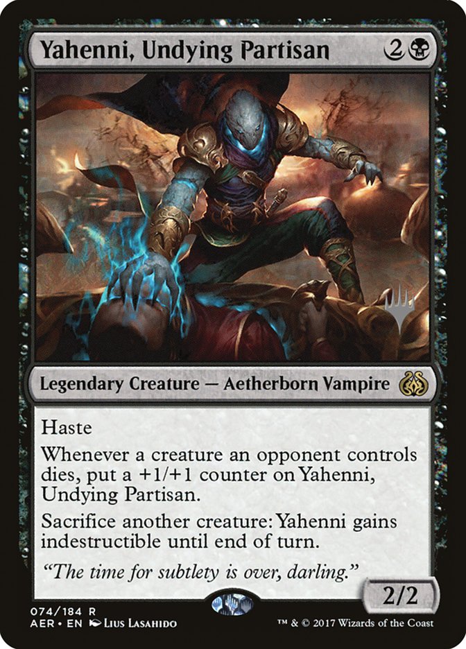 Yahenni, Undying Partisan (Promo Pack) [Aether Revolt Promos] | Game Master's Emporium (The New GME)