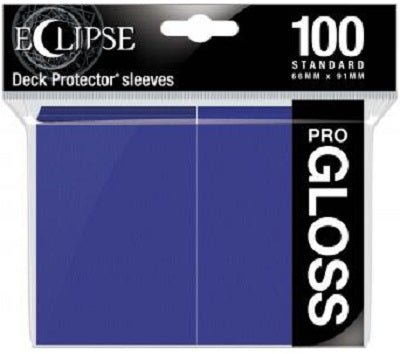 Eclipse Deck Protector Royal Purple Gloss Card Sleeves 100 Standard Size | Game Master's Emporium (The New GME)