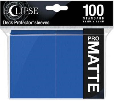 Eclipse Deck Protector Pacific Blue Matte Card Sleeves 100 Standard Size | Game Master's Emporium (The New GME)