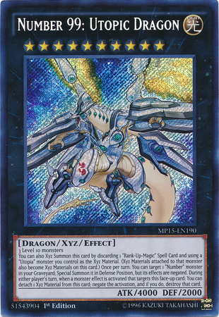 Number 99: Utopic Dragon [MP15-EN190] Secret Rare | Game Master's Emporium (The New GME)