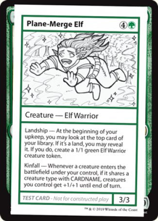 Plane-Merge Elf (2021 Edition) [Mystery Booster Playtest Cards] | Game Master's Emporium (The New GME)