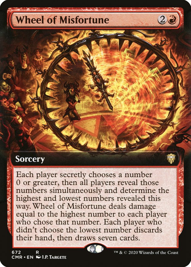 Wheel of Misfortune (Extended Art) [Commander Legends] | Game Master's Emporium (The New GME)