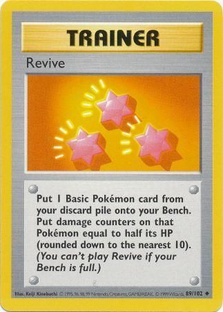 Revive (89/102) [Base Set Shadowless Unlimited] | Game Master's Emporium (The New GME)