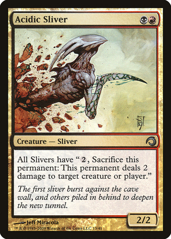 Acidic Sliver [Premium Deck Series: Slivers] | Game Master's Emporium (The New GME)