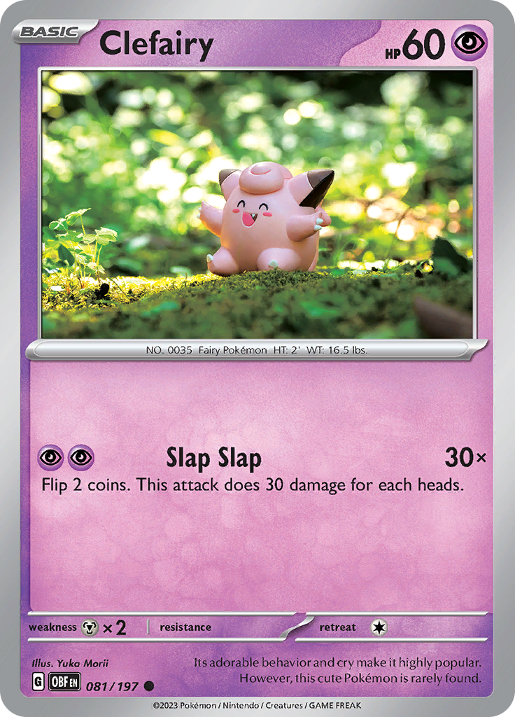 Clefairy (081/197) [Scarlet & Violet: Obsidian Flames] | Game Master's Emporium (The New GME)