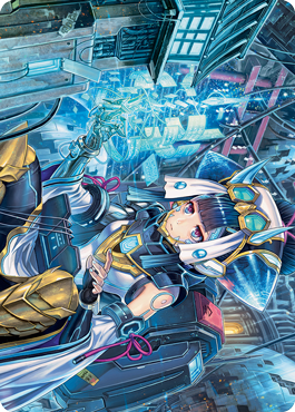 Covert Technician Art Card [Kamigawa: Neon Dynasty Art Series] | Game Master's Emporium (The New GME)