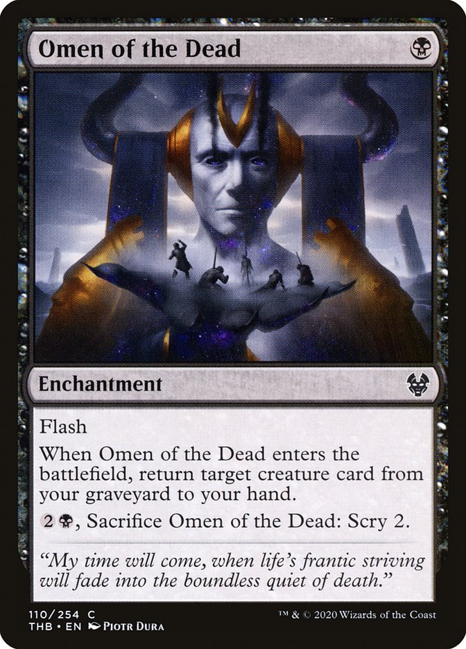 Omen of the Dead [Theros Beyond Death] | Game Master's Emporium (The New GME)