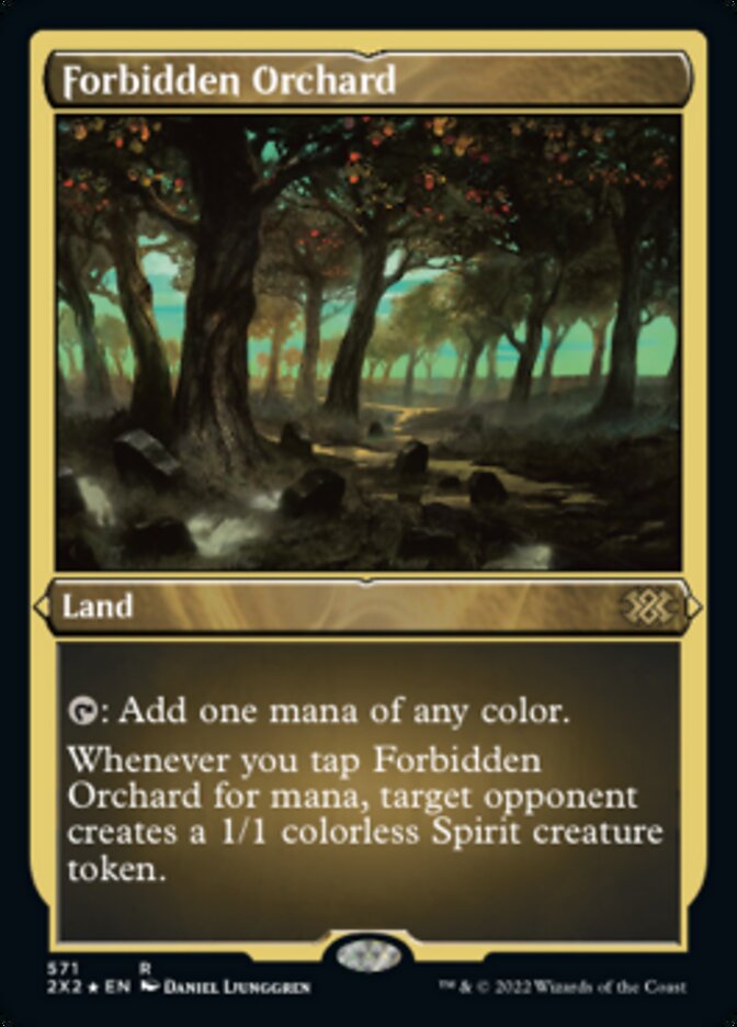 Forbidden Orchard (Foil Etched) [Double Masters 2022] | Game Master's Emporium (The New GME)