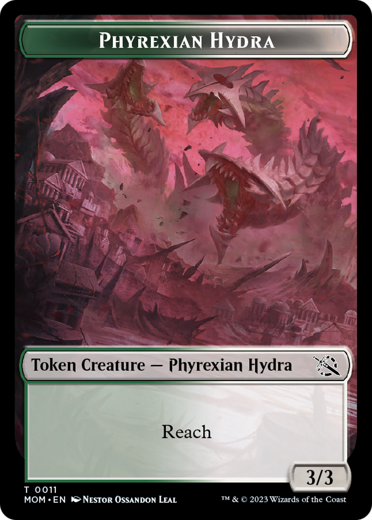 Phyrexian Hydra Token (11) [March of the Machine Tokens] | Game Master's Emporium (The New GME)