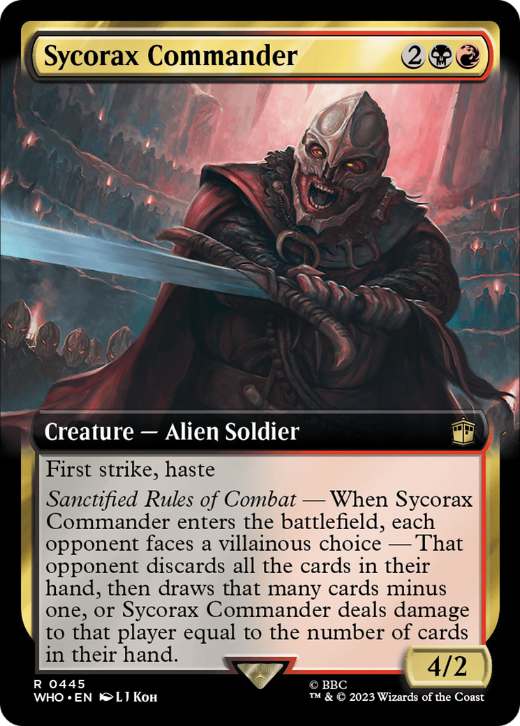 Sycorax Commander (Extended Art) [Doctor Who] | Game Master's Emporium (The New GME)