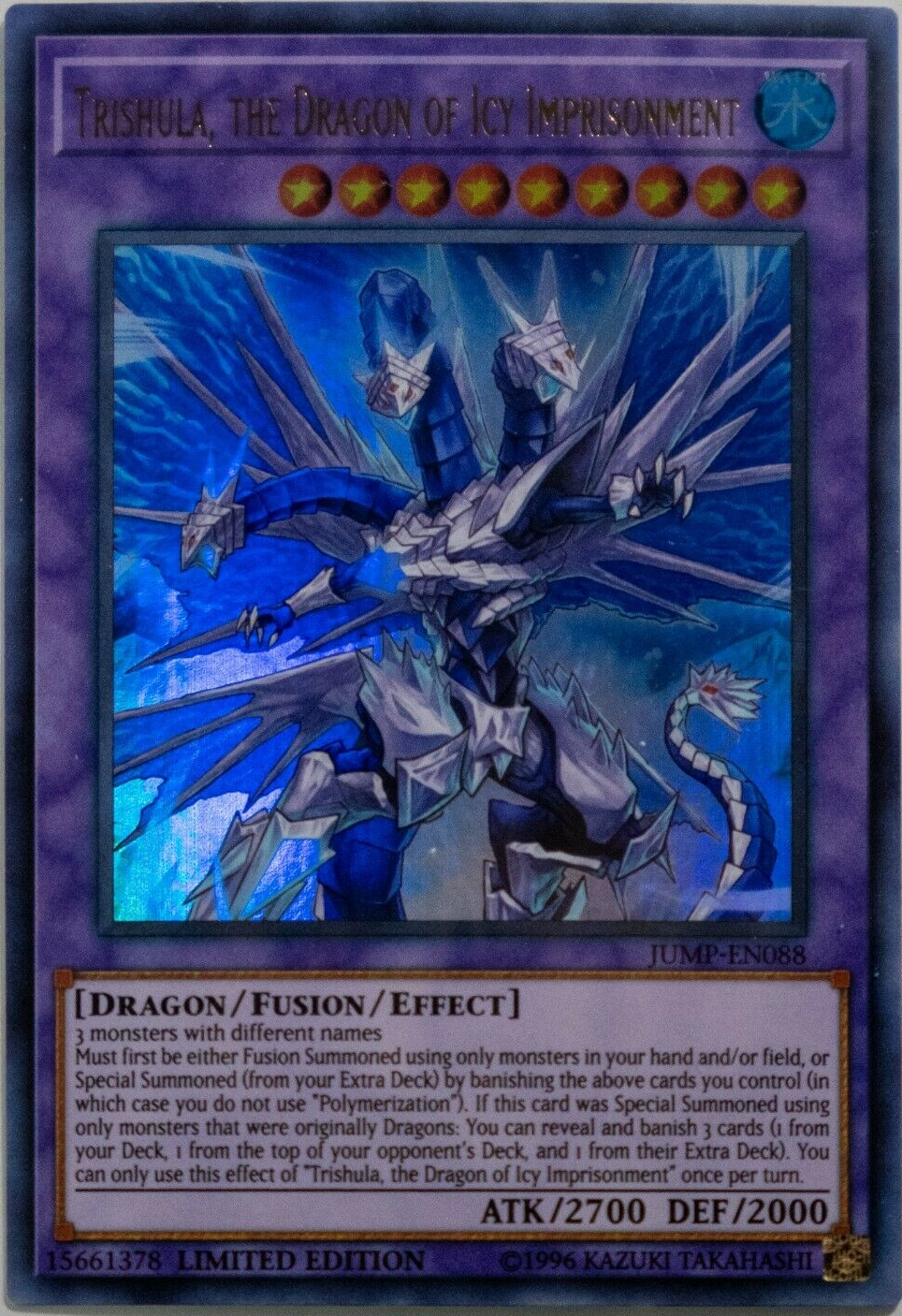 Trishula, the Dragon of Icy Imprisonment [JUMP-EN088] Ultra Rare | Game Master's Emporium (The New GME)