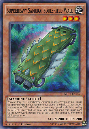 Superheavy Samurai Soulshield Wall [MP15-EN135] Common | Game Master's Emporium (The New GME)