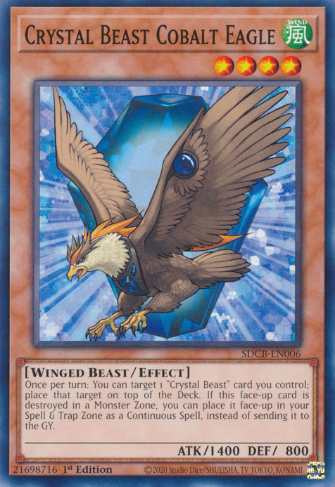 Crystal Beast Cobalt Eagle [SDCB-EN006] Common | Game Master's Emporium (The New GME)