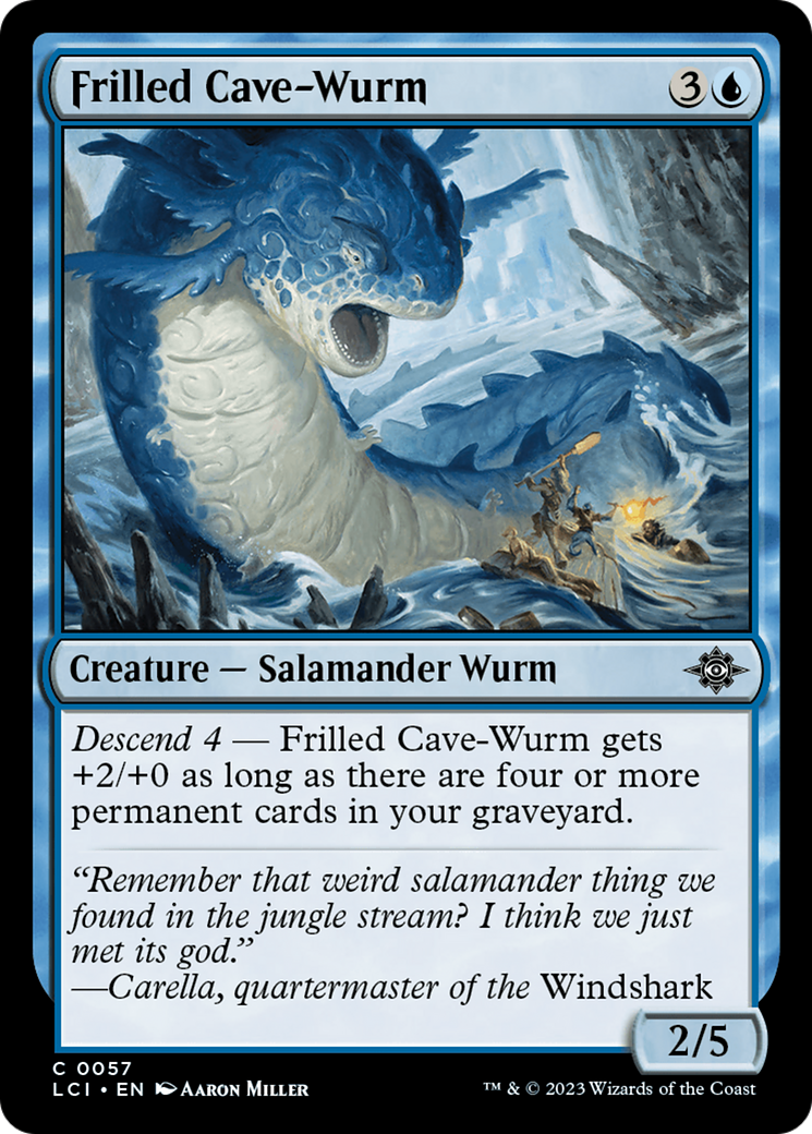Frilled Cave-Wurm [The Lost Caverns of Ixalan] | Game Master's Emporium (The New GME)