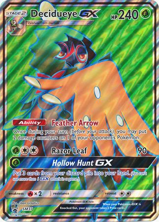 Decidueye GX (SM37) (Jumbo Card) [Sun & Moon: Black Star Promos] | Game Master's Emporium (The New GME)