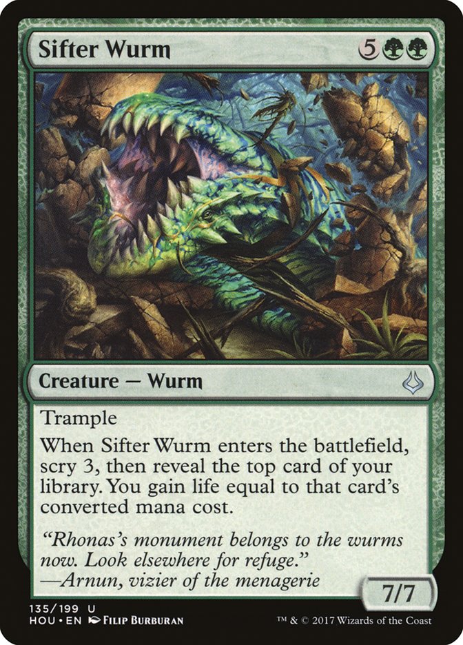 Sifter Wurm [Hour of Devastation] | Game Master's Emporium (The New GME)