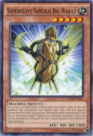 Superheavy Samurai Big Waraji [MP16-EN006] Common | Game Master's Emporium (The New GME)