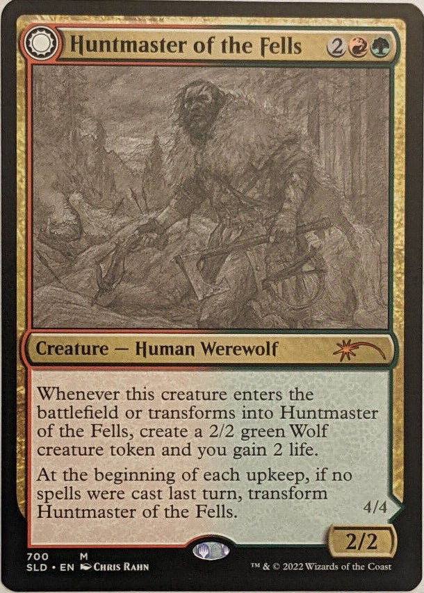 Huntmaster of the Fells // Ravager of the Fells (Sketch) [Secret Lair Drop Promos] | Game Master's Emporium (The New GME)